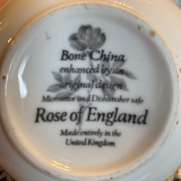 Rose Of England Bone China Coffee Cup - Picture 7 of 7